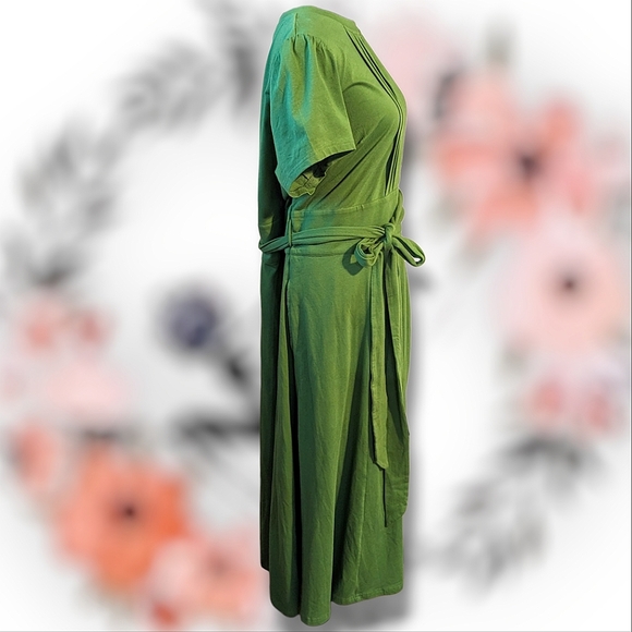 🆕 Eshakti Fit and Flare Retro Cut Midi Dress size 3X - Picture 3 of 6